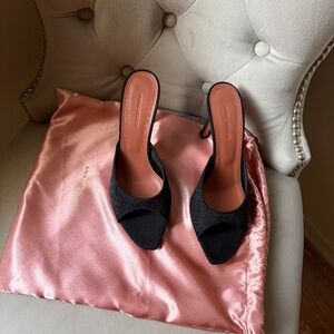 Amina Muaddi Alexa mesh NWT